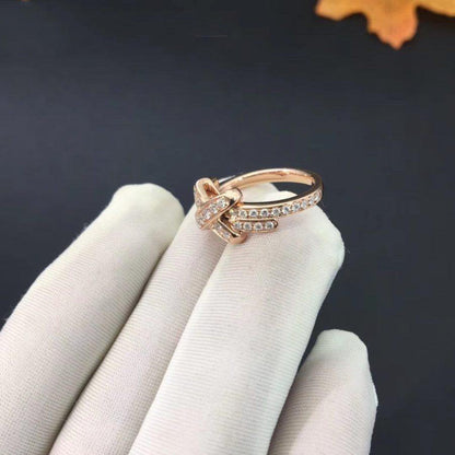 [Angela Jewellery]JEUX DE RING ROSA GOLD DIAMANT