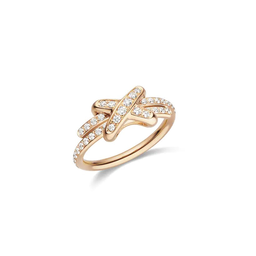 [Angela Jewellery]JEUX DE RING ROSA GOLD DIAMANT