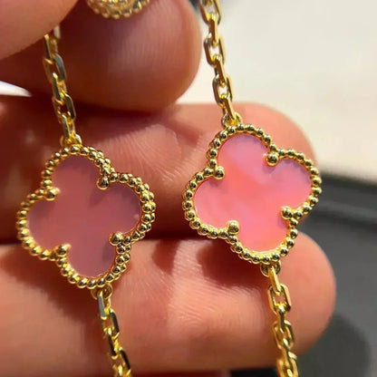 [Angela Schmuck]CLOVER 5 PINK MOP ARMBAND