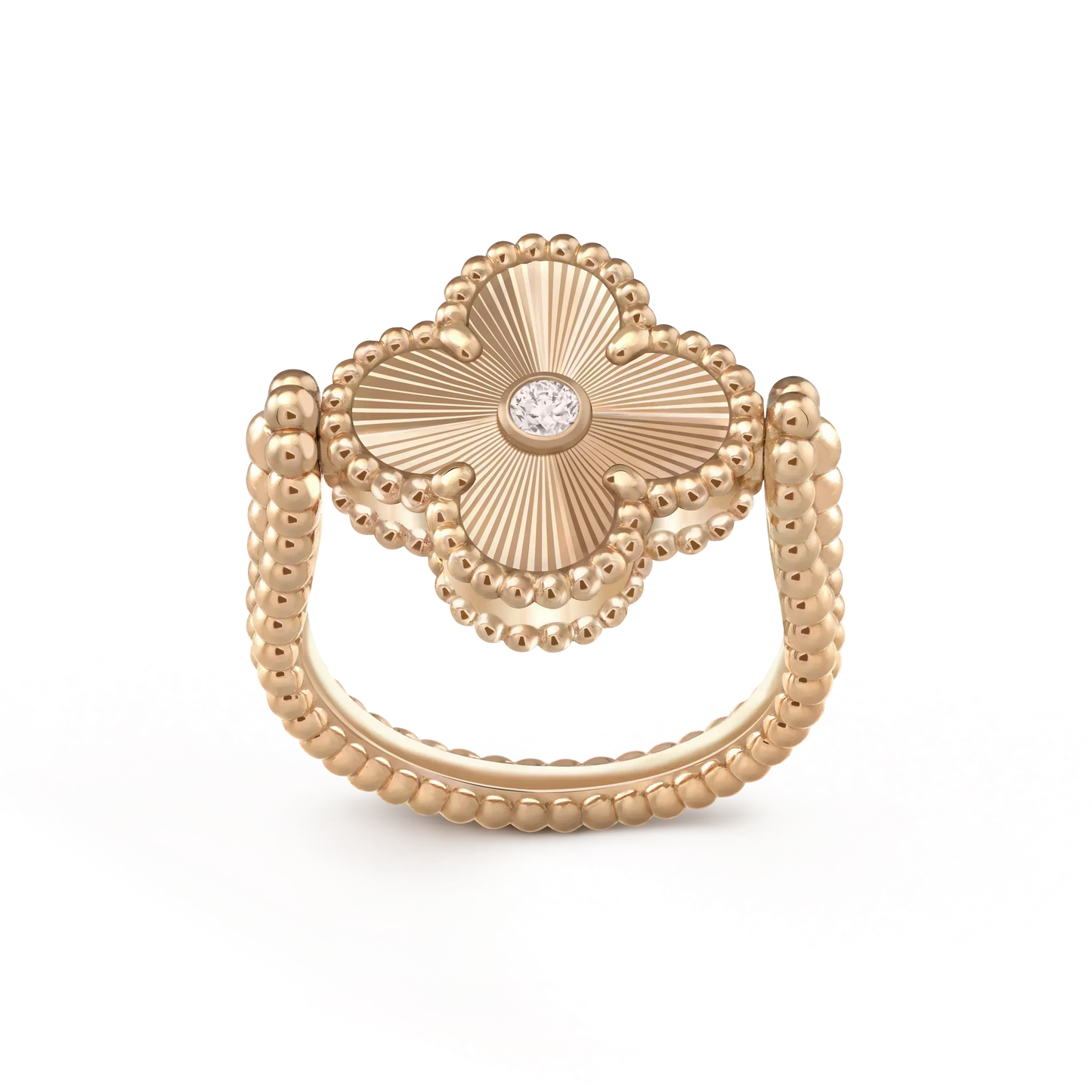 [Angela Schmuck]CLOVER RIVERSIBLE ROSÉGOLDRING 