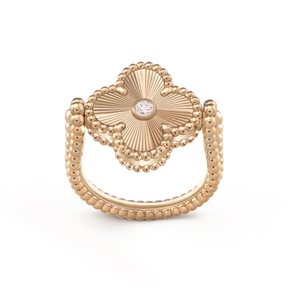 [Angela Schmuck]CLOVER RIVERSIBLE ROSÉGOLDRING 