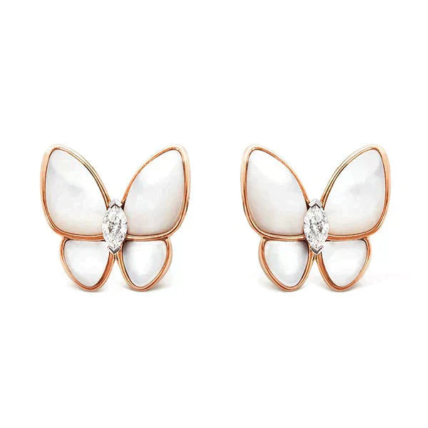 [Angela Schmuck] BUTTERFLY MOP DIAMOND OHRRINGE