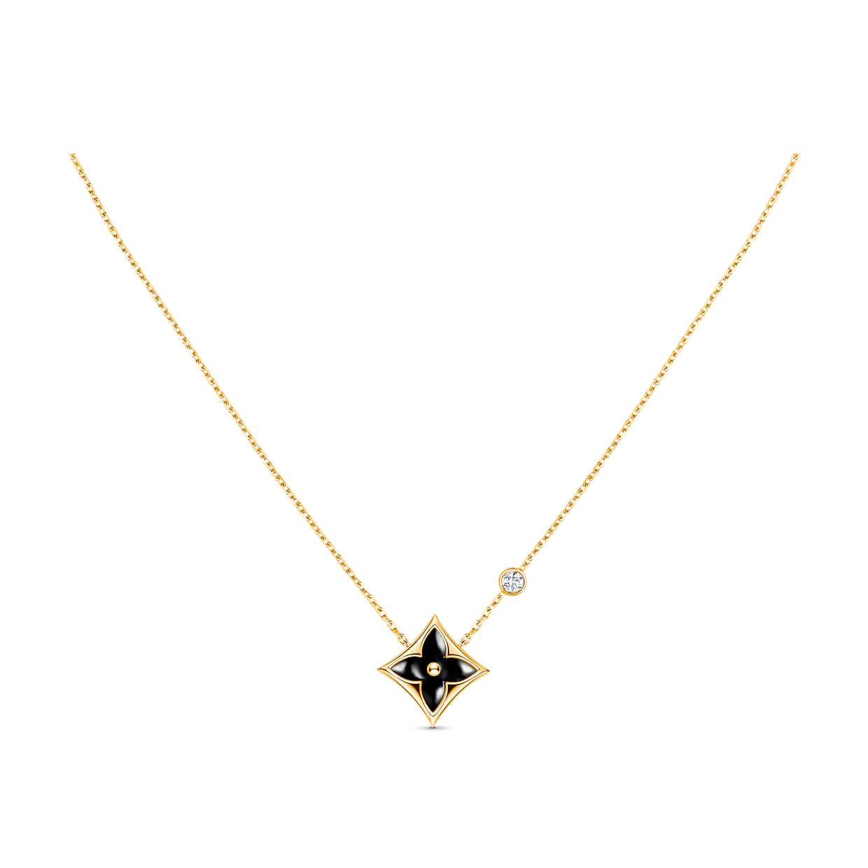 [Angela Jewellery]STAR BLACK MOP NECKLACE