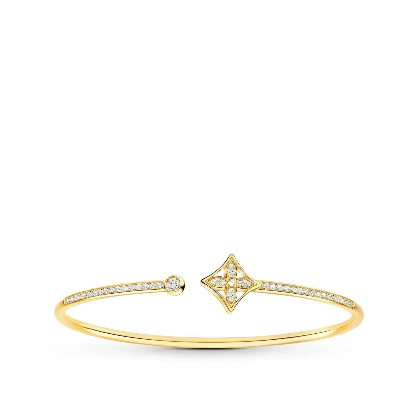 [Angela Jewellery] IDYLLE GOLD OFFENES ARMBAND MIT DIAMANTEN
