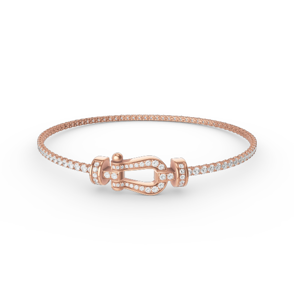 [Angela Schmuck]FORCE HORSESHOE DIAMOND TENNIS ARMBAND 
