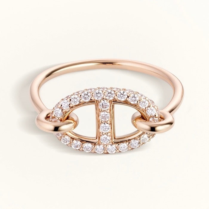 [Angela Jewellery]Runder kleiner Diamantring
