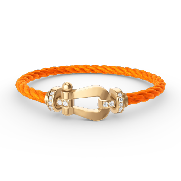[Angela Jewellery]FORCE GROSSES HUFEISEN-HALBDIAMANTARMBAND GOLD 