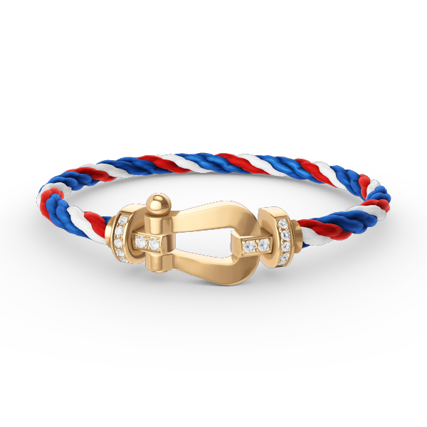 [Angela Jewellery]FORCE GROSSES HUFEISEN-HALBDIAMANTARMBAND GOLD 