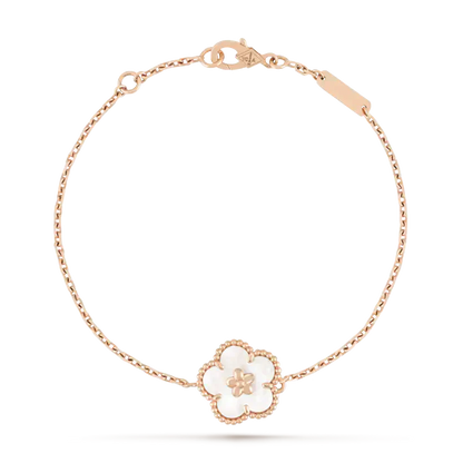 [Angela Schmuck] GLÜCKLICHES WEISSES PFLAUMENBLÜTENARMBAND