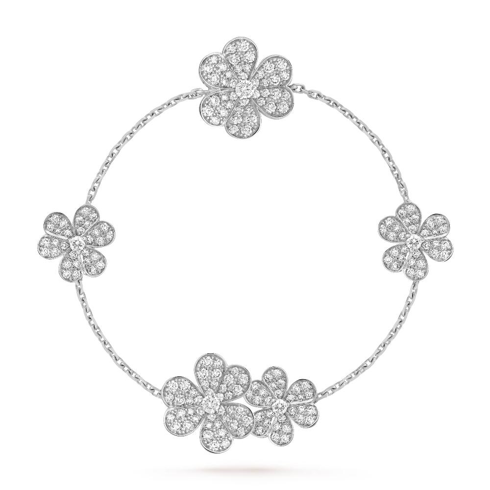 [Angela Schmuck]FRIVOLE SILBER 5 BLUMEN ARMBAND