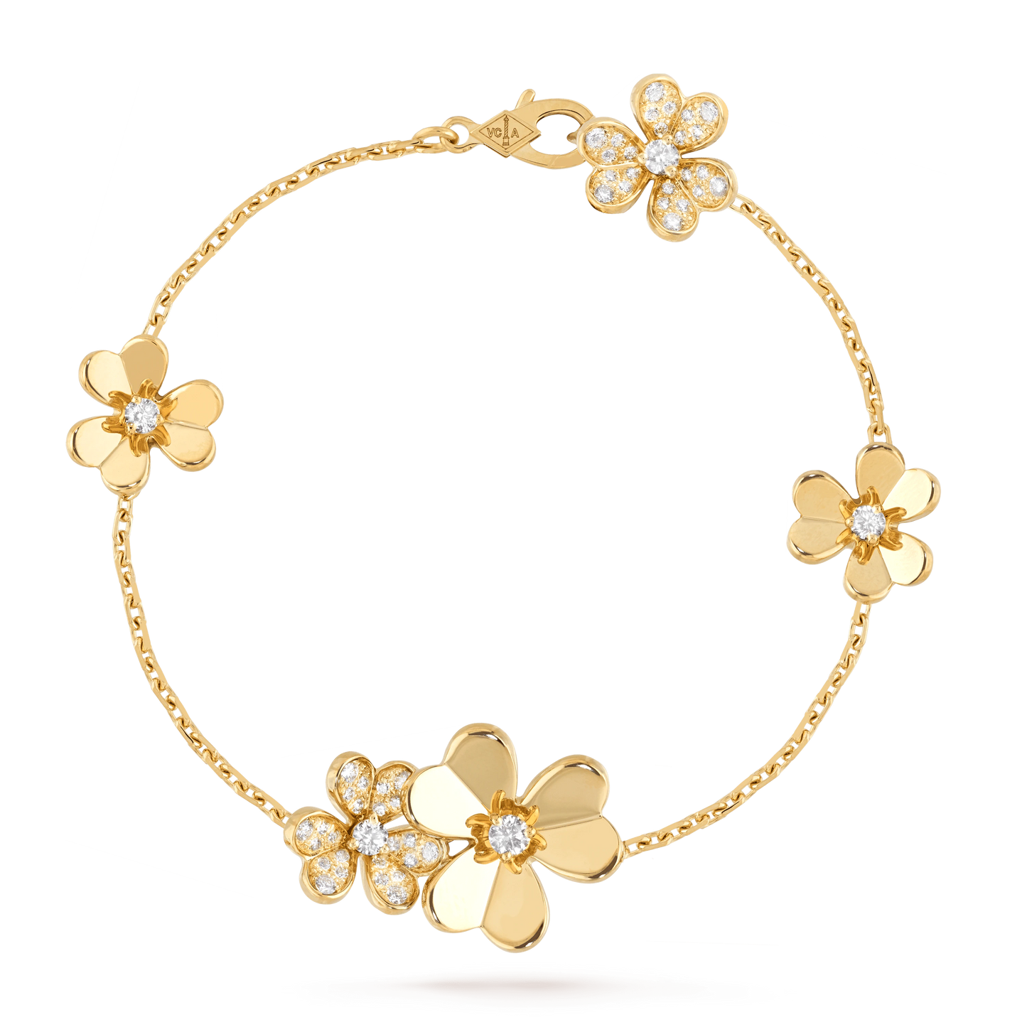 [Angela Schmuck]FRIVOLE GOLD 5 BLUMEN ARMBAND