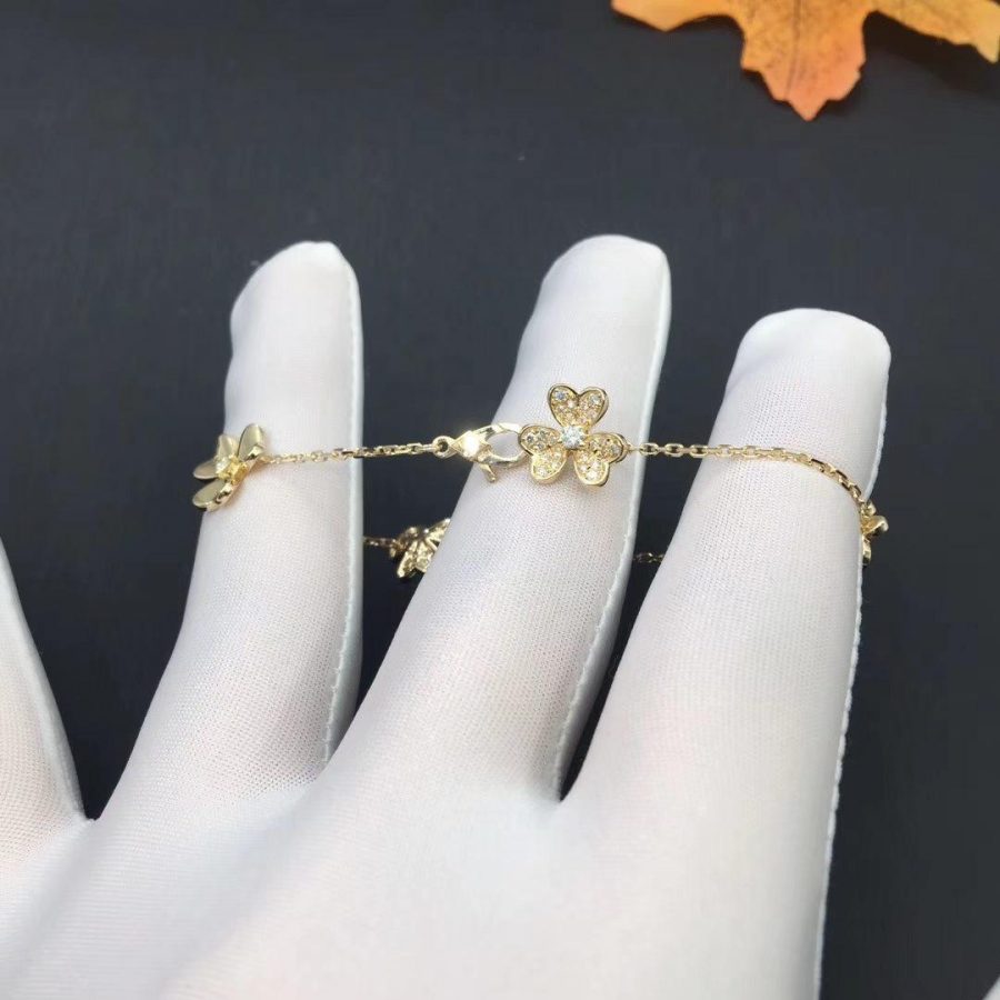 [Angela Schmuck]FRIVOLE GOLD 5 BLUMEN ARMBAND