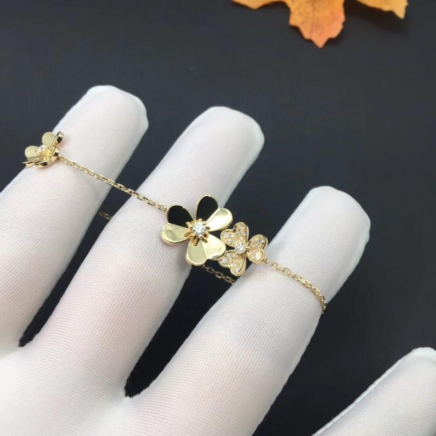 [Angela Schmuck]FRIVOLE GOLD 5 BLUMEN ARMBAND