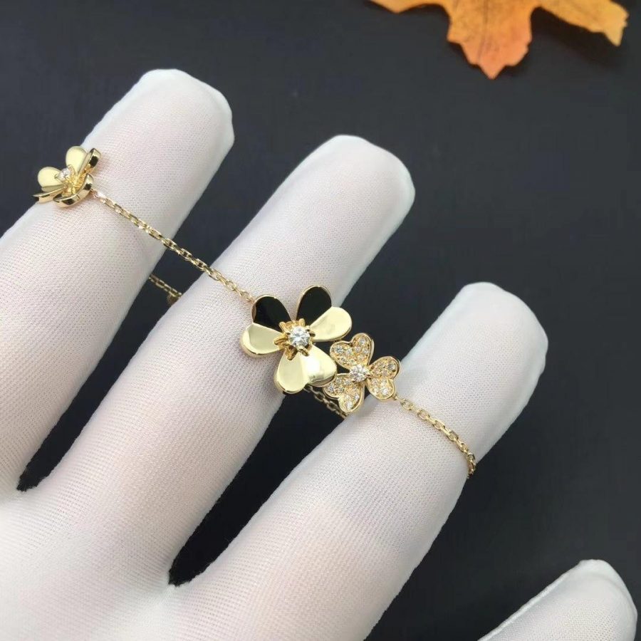 [Angela Schmuck]FRIVOLE GOLD 5 BLUMEN ARMBAND