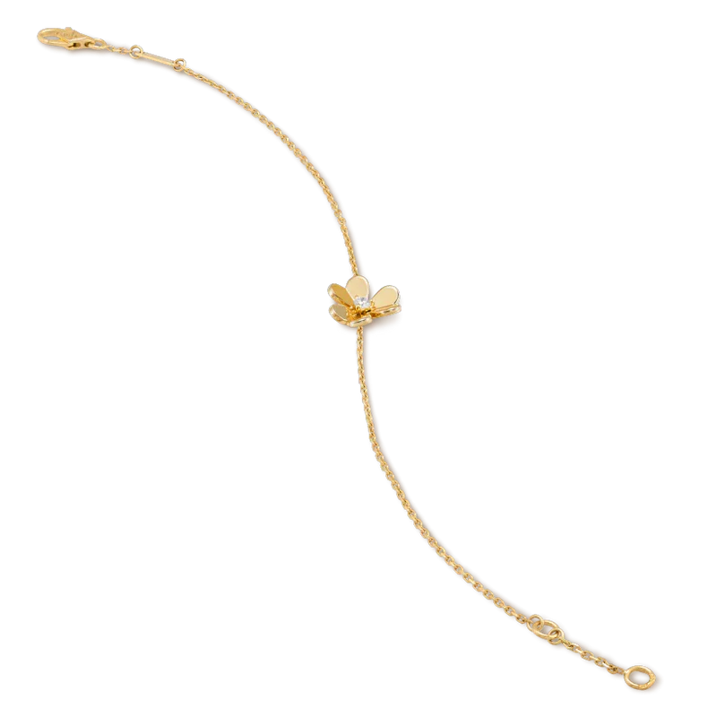 [Angela Schmuck]FRIVOLE GOLD BLUME ROSA MALACHIT ARMBAND