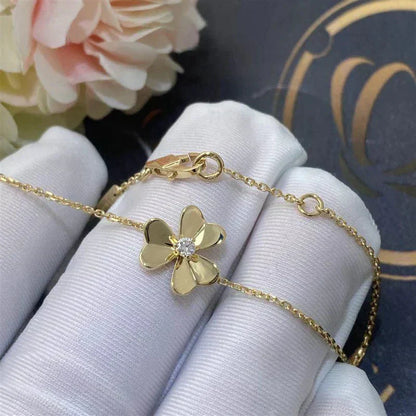 [Angela Schmuck]FRIVOLE GOLD BLUME ROSA MALACHIT ARMBAND