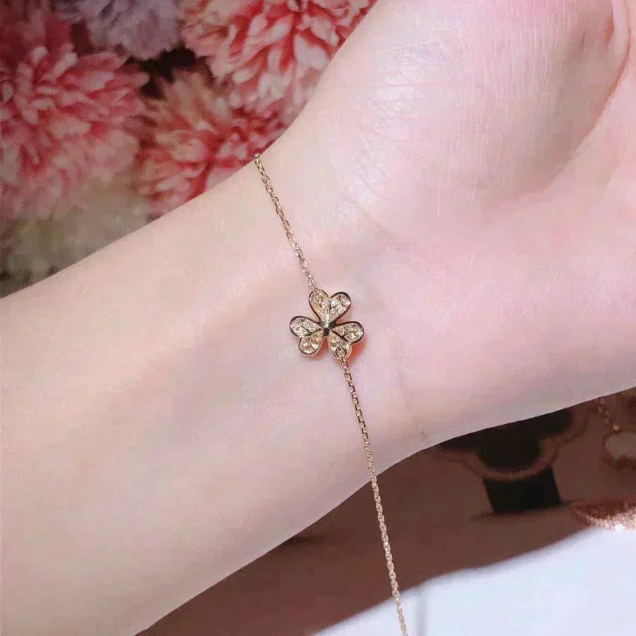 [Angela Schmuck]FRIVOLE GOLD BLUMEN DIAMANT ARMBAND