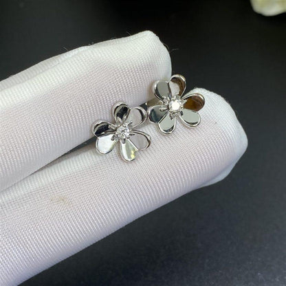 [Angela Schmuck]FRIVOLE MINI SILBERNE BLUMENOHRRINGE