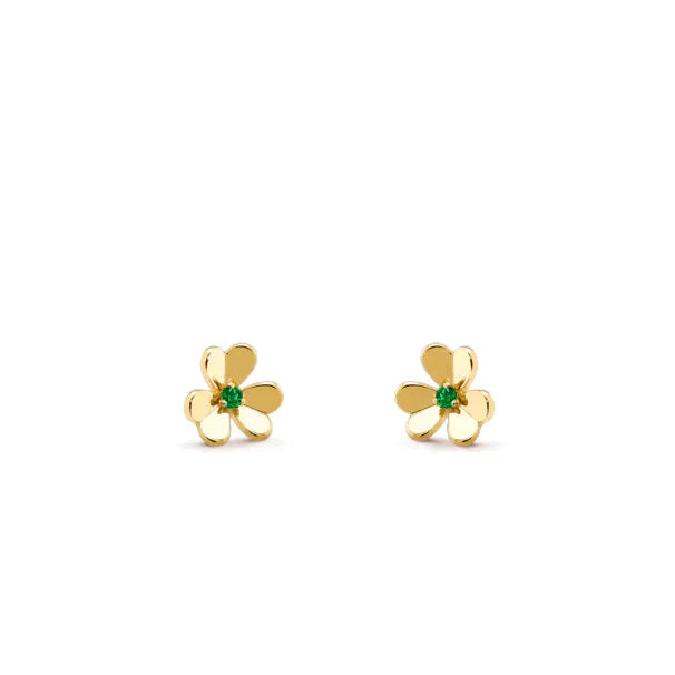 [Angela Schmuck]FRIVOLE BLUMEN-MALACHIT-OHRRINGE