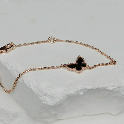 [Angela Schmuck] SCHMETTERLING ONYX SCHMETTERLINGSARMBAND