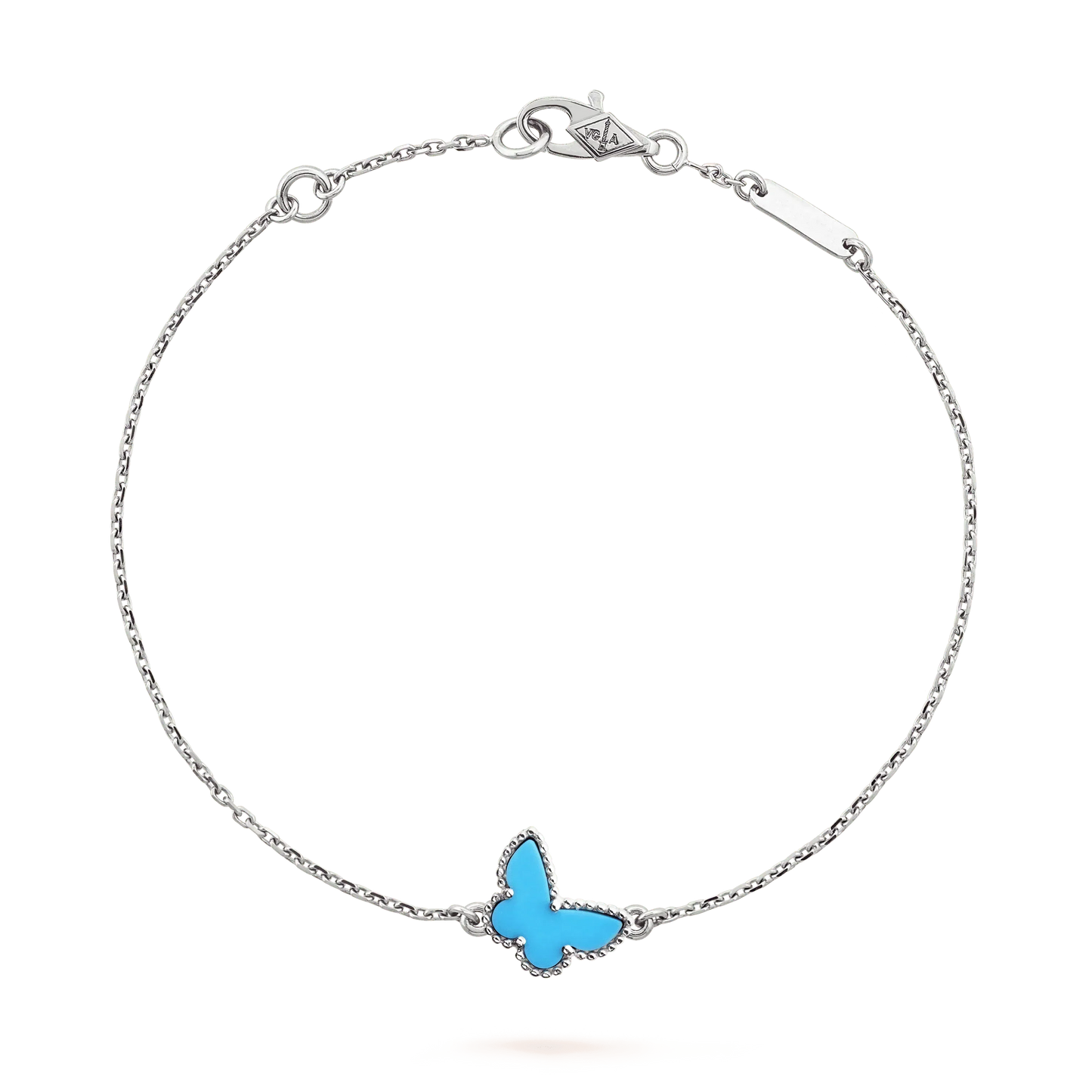 [Angela Schmuck] SCHMETTERLING TÜRKIS SCHMETTERLINGSARMBAND SILBER