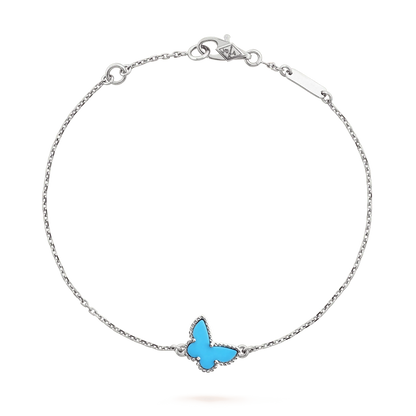 [Angela Schmuck] SCHMETTERLING TÜRKIS SCHMETTERLINGSARMBAND SILBER