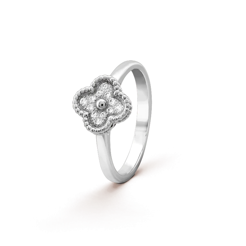 [Angela Schmuck]KLEEBLATT-DIAMANTRING