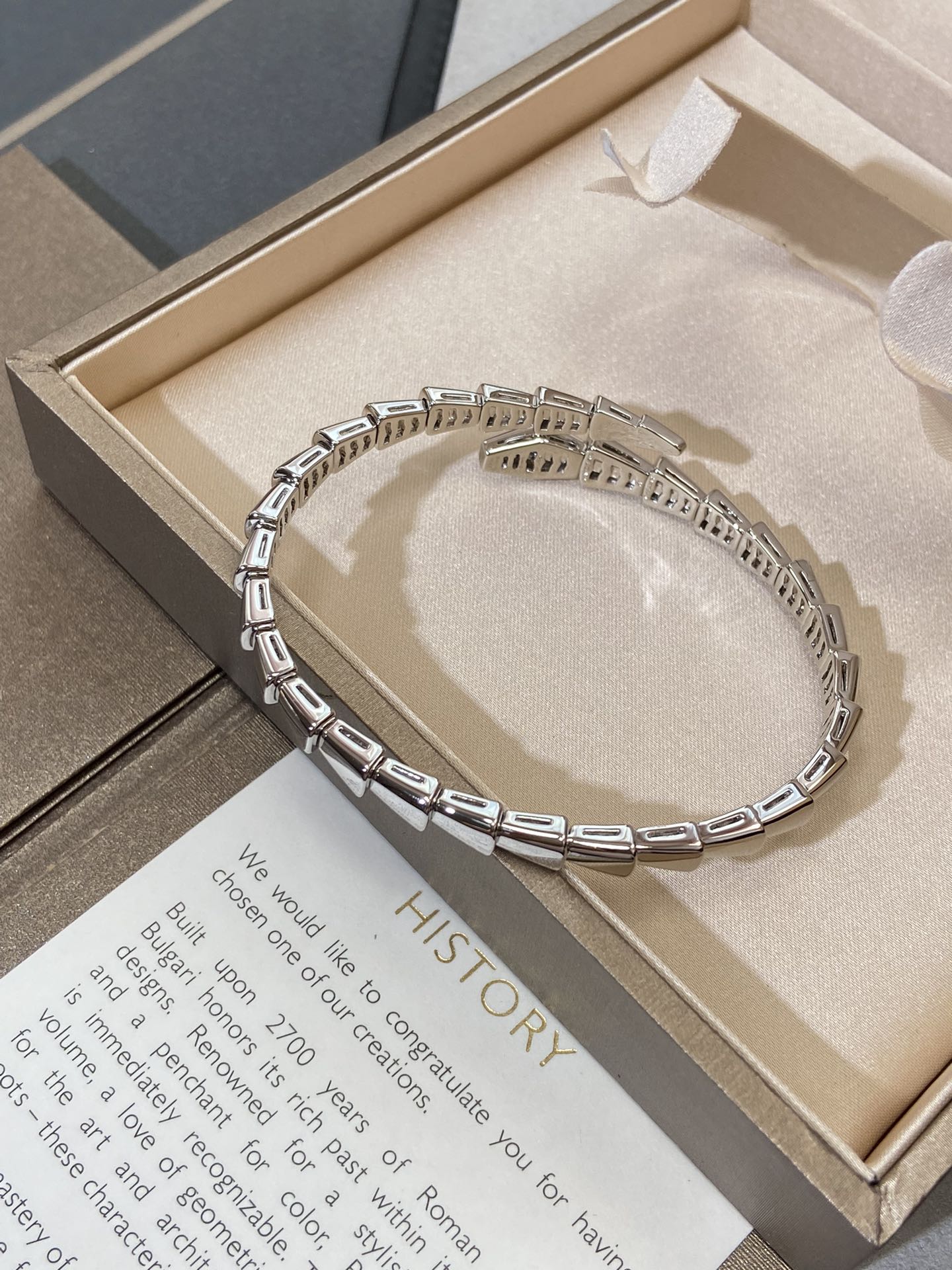 [アンジェラジュエリー]セルペンティ バイパー シルバーブレスレット