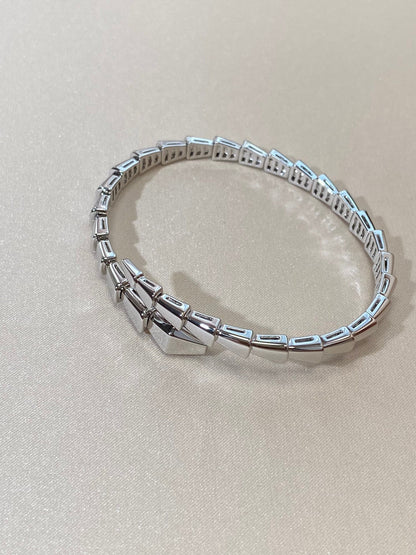 [アンジェラジュエリー]セルペンティ バイパー シルバーブレスレット