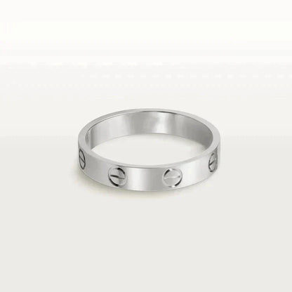 [Angela Schmuck]Liebesring 4mm 1 Diamant Silber